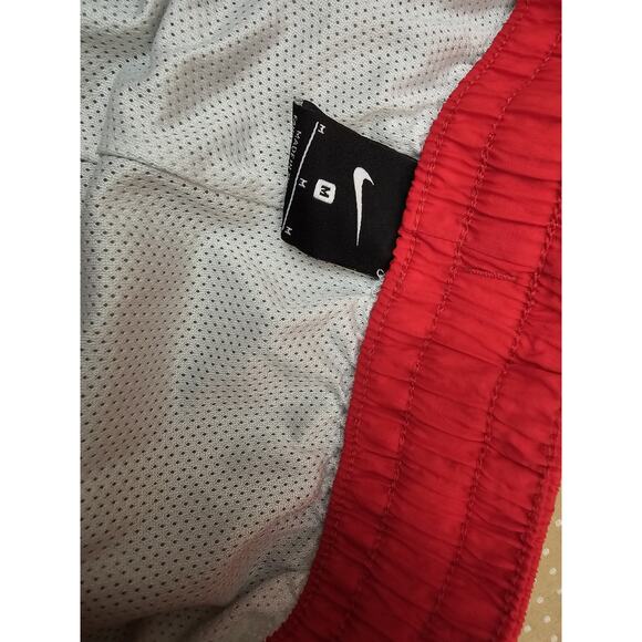 Nike Men's Medium Throwback Graphic Shorts AT3165-102 Red White & Blue Loose Fit - Picture 6 of 10